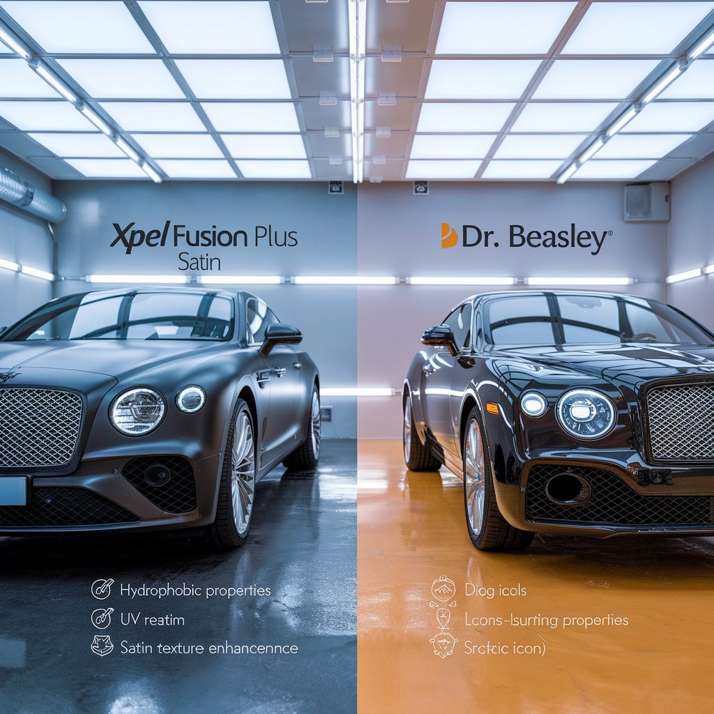 XPEL Fusion Plus Satin Ceramic Coating vs Dr Beasley