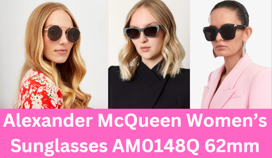 Alexander McQueen Women’s Sunglasses AM0148Q 62mm