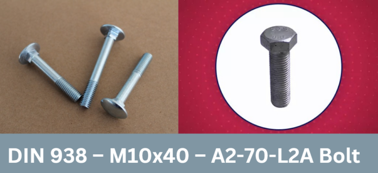 DIN 938 – M10x40 – A2-70-L2A Bolt