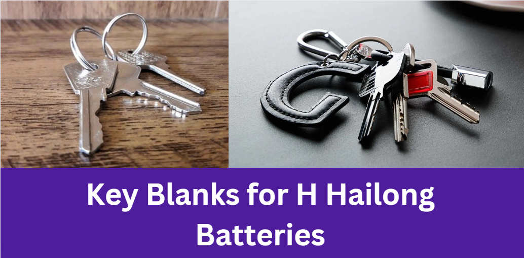 Key Blanks for H Hailong Batteries