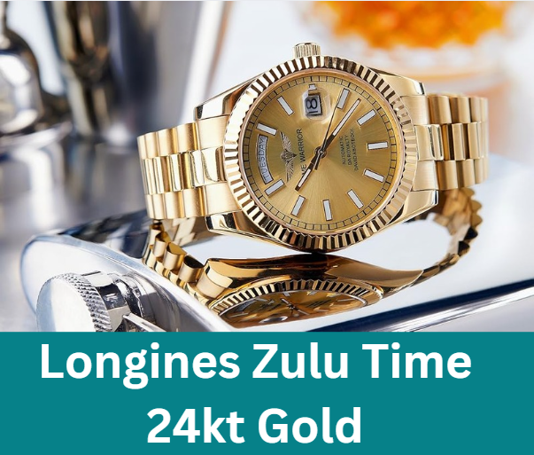 Longines Zulu Time 24kt Gold