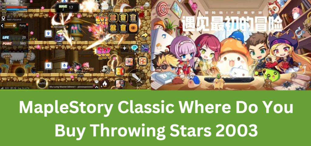 MapleStory Classic Where Do You Buy Throwing Stars 2003
