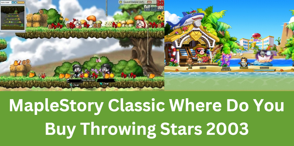 MapleStory Classic Where Do You Buy Throwing Stars 2003
