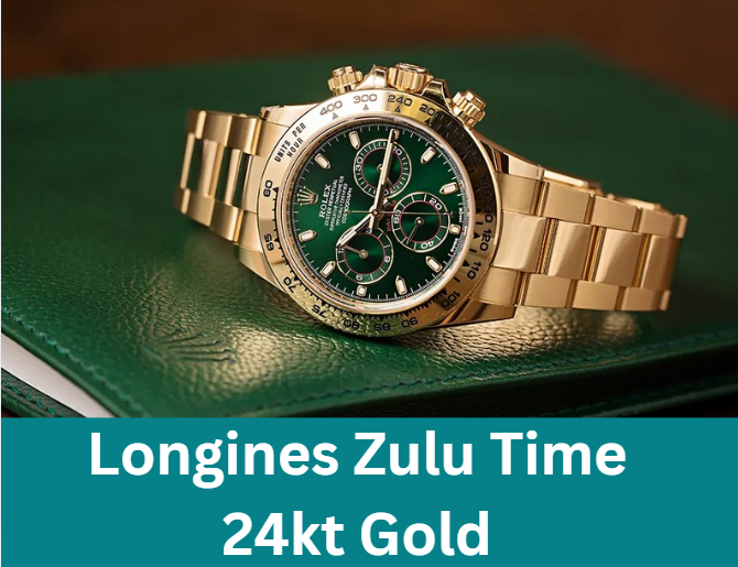 Longines Zulu Time 24kt Gold