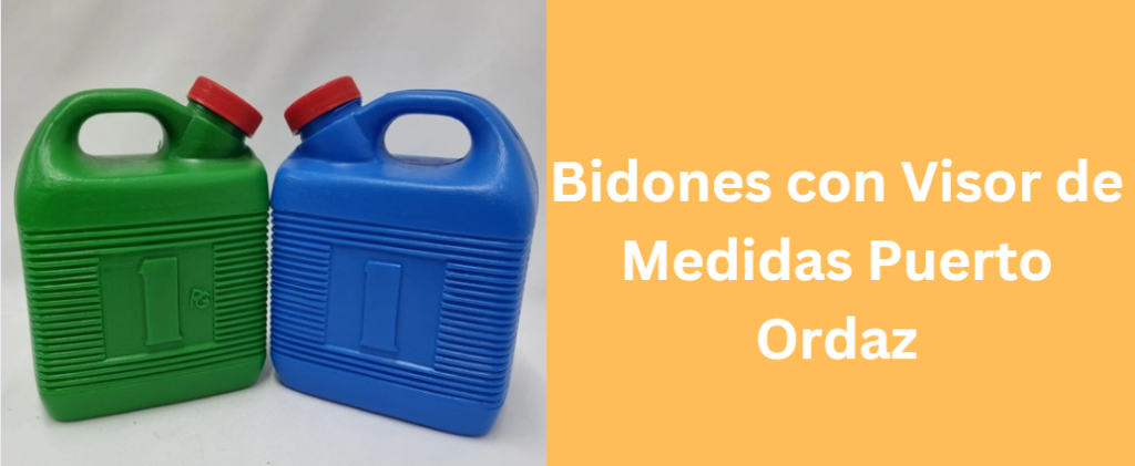 Bidones con Visor de Medidas Puerto Ordaz