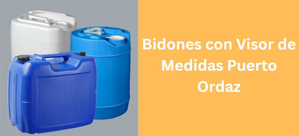 Bidones con Visor de Medidas Puerto Ordaz